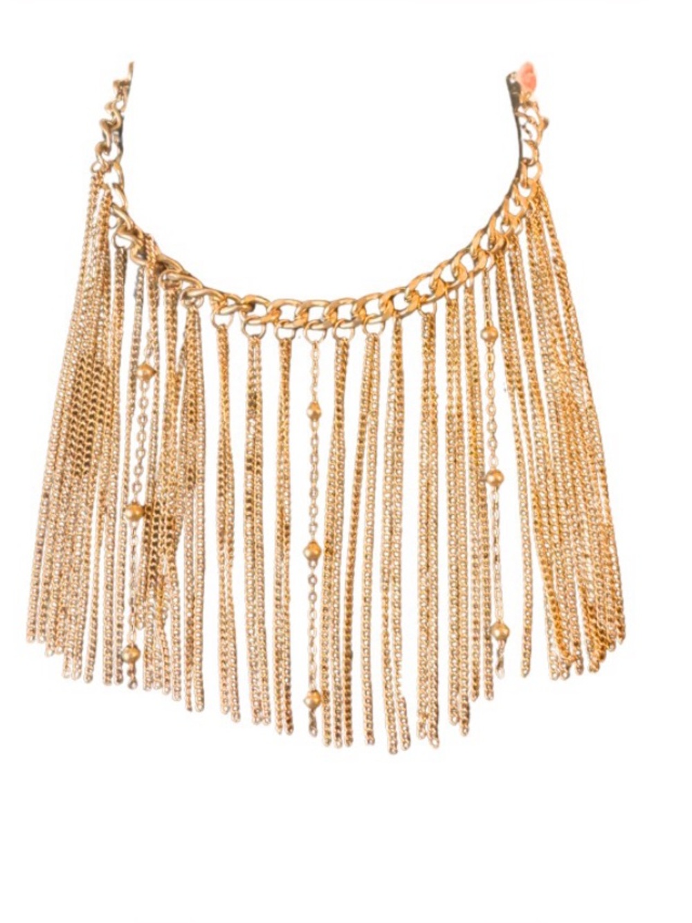 Gold Toned Curtajn choker